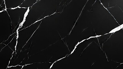 Elegant black marble with striking white veins creates a luxurious and timeless look.