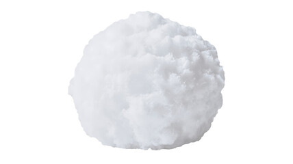 Fototapeta premium Snowball on white or transparent background, PNG