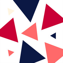 Futuristic abstract colorful triangle geometric pattern background. Vector illustration template design