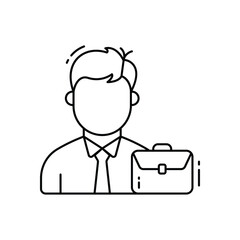 Employee vector icon