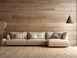 Modern living room interior design with sofa 