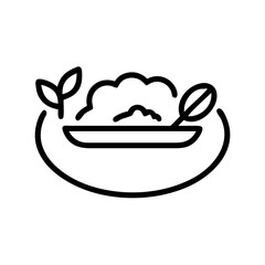 healthy meal plate icon, healthy meal plate vector icon, healthy meal plate flat illustration.