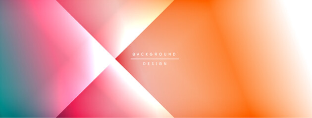 Colorful gradient with lines made of shadow and light. Creative background