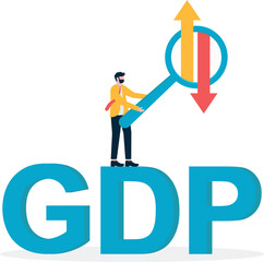 Gross domestic product or GDP. Check economic indicators of each country. Assessing the economy of global, quarterly, yearly.
