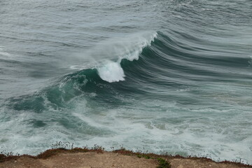 Nazaré Portugal in Europe high Waves Travel Destination