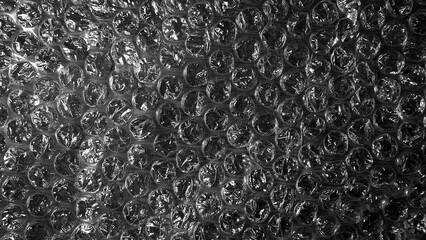 The texture of the bubble wrap