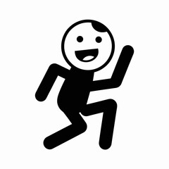 Obraz premium Minimalistic Black and White Cartoon Faces Line Art Vector Collection