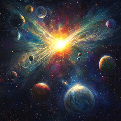 Obraz premium galaxy