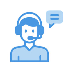 customer service icon, customer service vector icon, customer service flat illustration.




 