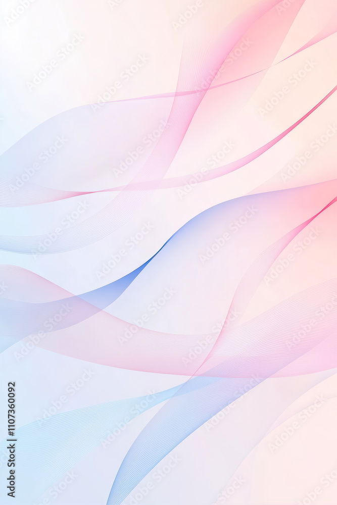 Aufkleber soft pastel gradient background with gentle flowing colors creating a serene atmosphere