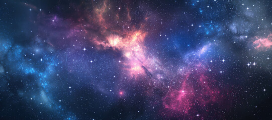 Fototapeta premium galaxy stars with space nebula clouds background, sky 62