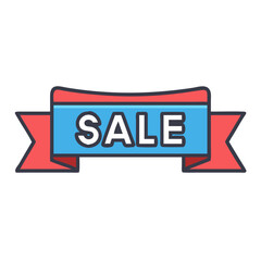 Sale icon, Sale vector icon, Sale flat illustration.
