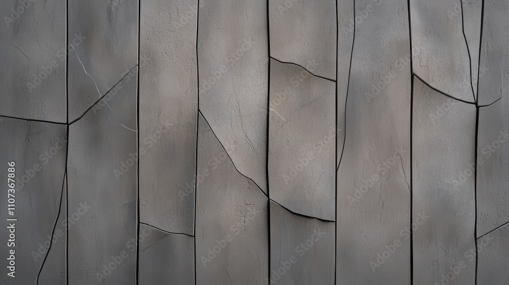 Poster a textured wooden surface with cracks, showcasing weathered gray tones and distinct lines, creating 