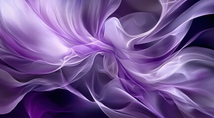 Fototapeta premium A purple background with soft, flowing shapes in shades of violet and gray
