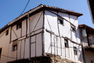 Cuacos de Yuste (Cáceres) Spain. Old house in the village of Cuacos de Yuste