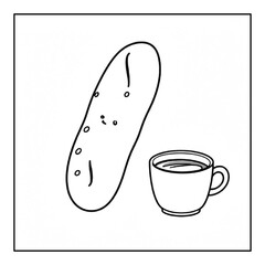 About Bold and Easy Dessert Coloring Pages Graphic

