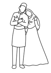 Aesthetic wedding ornament