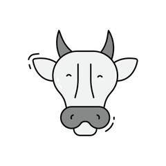 cow vector icon