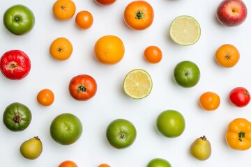 fresh citrus fruits and some fruits scattered throughout the image content.