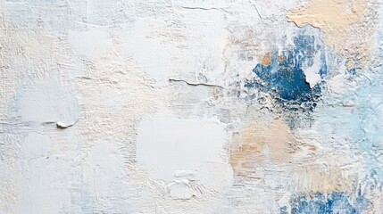 White distressed stained off-white canvas, wall texture background