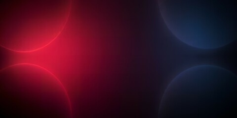 Fototapeta premium Abstract Red and Blue Light