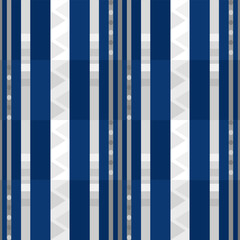 Geometric blue gray and white seamless pattern