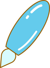 Paintbrush Icon Illustration
