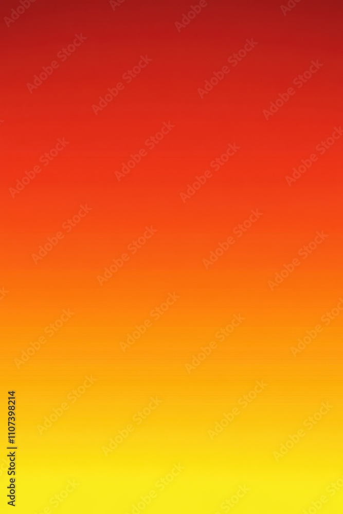 Poster a vibrant gradient transitioning from deep red to bright yellow, creating a warm and inviting atmosp
