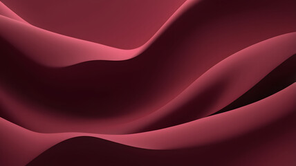 Fototapeta premium Red Silk Wave Abstract Background