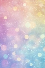 A dreamy gradient background featuring soft pastel colors with sparkling bokeh effects.