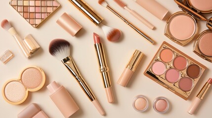 Organized workspace key makeup techniques and skin care essentials in a beauty studio