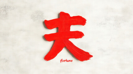 Obraz premium Traditional calligraphy of the Chinese character for 