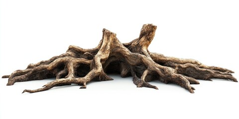 Fototapeta premium Tree root bundle