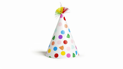 party hat isolated on white