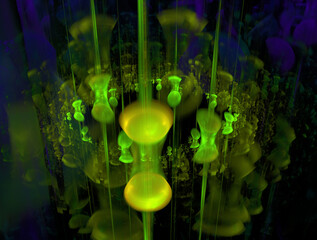 Imaginatory fractal abstract background Image