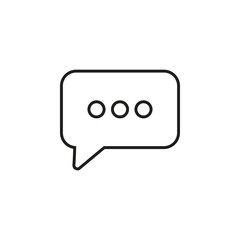 Rectangle Bubble Text Icon