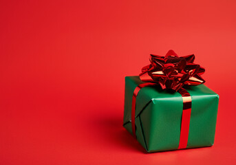 Obraz premium Beautiful Christmas gift box