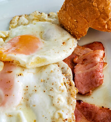 eggs and bacon for breakfast