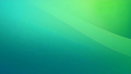 Obraz premium Turquoise and green gradient background