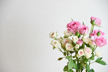 スプレー薔薇の花束