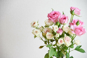 スプレー薔薇の花束