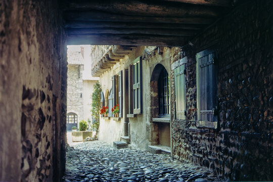Perouges, medieval village in France