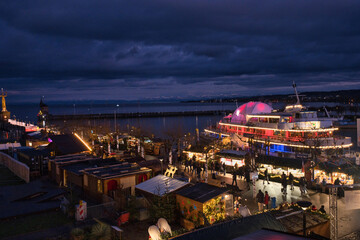 Konstanz am Bodensee, Weihnachtsmarkt am Hafen