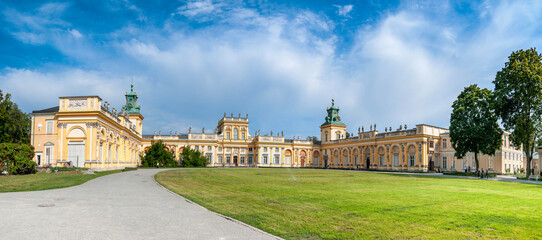 The Baroque Royal Palace in Wilanów, Masovian Voivodeship, Poland