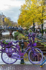 Fototapeta premium Amsterdam in den Niederlanden