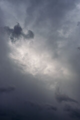 Fototapeta premium 秋雨の午後の曇り空09