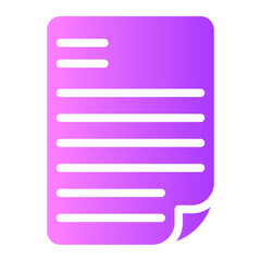 document gradient icon
