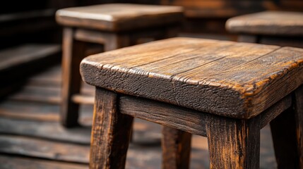 Fototapeta premium Restoring Wooden Furniture Fine Sanding, Artistic Refinishing, and Smooth Textures for Wooden Furniture Restoration Concept images showcasing the transformation of antique and vintage wooden pieces