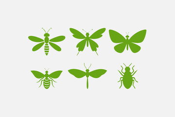 Elegant Butterfly and Insect Silhouettes – Nature-Inspired Designs