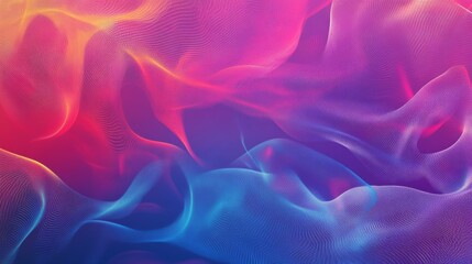 Obraz premium Vector halftone smoke effect. Vibrant abstract background. Retro 80's style colors and textures. 